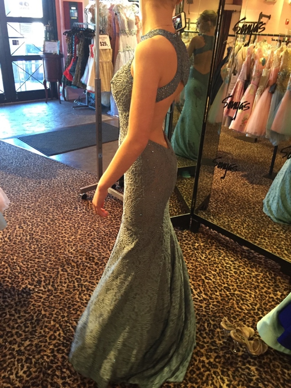 Teal Gown